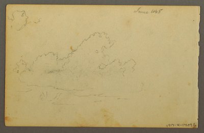 Piirros, Catskill Mountain House, 1844 tekijältä Frederic Edwin Church