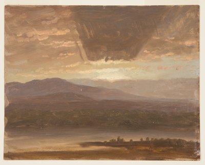 Piirros, Catskills Hudsonista, New York, 1870. tekijältä Frederic Edwin Church