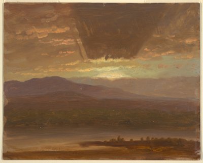 Piirros, Catskills Hudsonista, New York, 1870. tekijältä Frederic Edwin Church