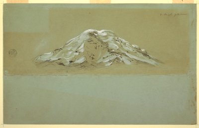 Piirros, Chimborazo, n. 1857. tekijältä Frederic Edwin Church