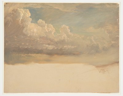 Piirros, Pilvitutkimus, maaliskuu 1871 tekijältä Frederic Edwin Church
