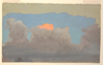 Piirros, Pilvitutkimus, 1860-70 tekijältä Frederic Edwin Church
