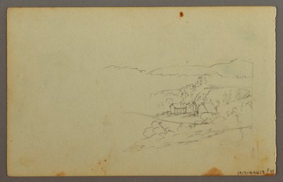 Piirros, Pilvitutkimus, mahdollisesti 1844 tekijältä Frederic Edwin Church