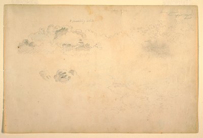 Piirros, Pilvet, 1844 tekijältä Frederic Edwin Church