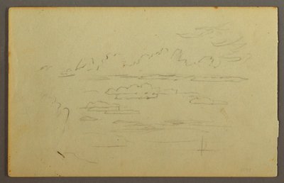 Piirros, Pilvet, mahdollisesti 1844 tekijältä Frederic Edwin Church
