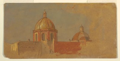 Piirros, Kolumbia tai Ecuador, kirkon katto, 1853 tai 1857. tekijältä Frederic Edwin Church