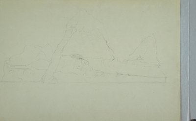 Piirros, kelluva jäävuori, kesä- tai heinäkuu 1859 tekijältä Frederic Edwin Church