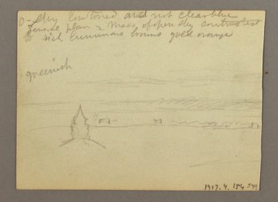 Piirros, suihkulähde Pietarinkirkon aukiolla, Rooma, Italia, tammikuu 1868. tekijältä Frederic Edwin Church