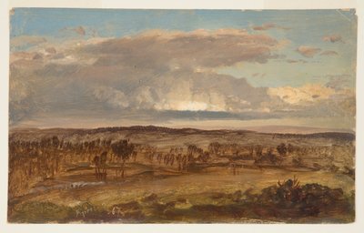 Piirros, Hudson Valley, huhtikuu 1867 tekijältä Frederic Edwin Church