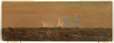 Piirros, Jäävuoria, kesä- tai heinäkuu 1859 tekijältä Frederic Edwin Church