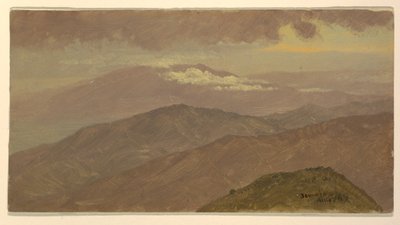 Piirros, maisema, elokuu 1865 tekijältä Frederic Edwin Church