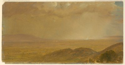Piirros, maisema, toukokuu 1865 tekijältä Frederic Edwin Church