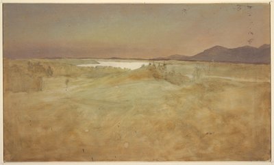 Piirros, Olanasta katsottuna lounaaseen Hudsonin laakson poikki, 1870-80. tekijältä Frederic Edwin Church