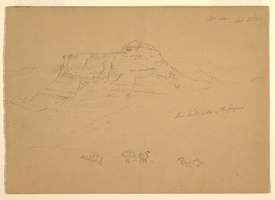 Piirros, Mount Hor, 23. helmikuuta 1868. tekijältä Frederic Edwin Church