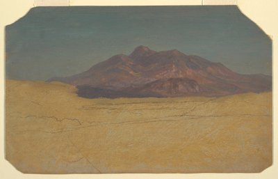 Piirros, vuoristomaisema, 1868 tekijältä Frederic Edwin Church