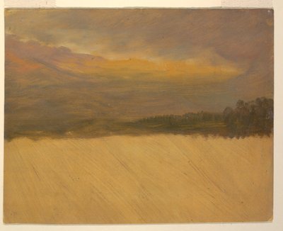 Piirros, Vuoristomaisema, 1860-70 tekijältä Frederic Edwin Church