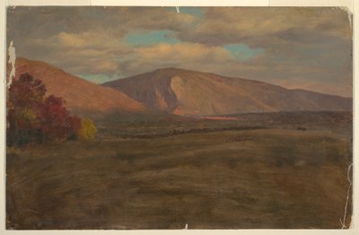 Piirros, Katahdin-vuori lounaasta (), 1870-80. tekijältä Frederic Edwin Church