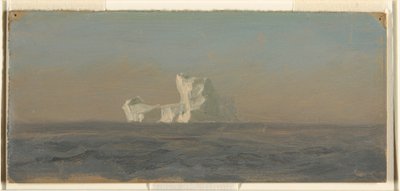 Piirros, Icebergin edustalla, Newfoundland, kesäkuu 1859. tekijältä Frederic Edwin Church
