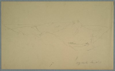 Piirros, Petty satama, 24. kesäkuuta 1859. tekijältä Frederic Edwin Church