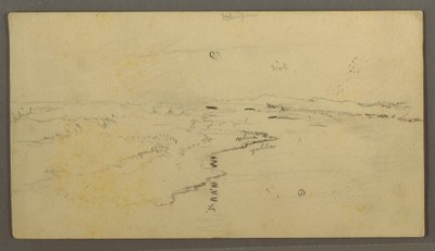 Piirros, joki, heijastunut kuu, 14. kesäkuuta 1870. tekijältä Frederic Edwin Church