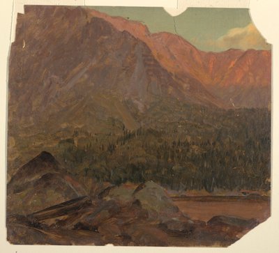 Piirros, Suuri Katahdinin allas, Maine, 1860-70. tekijältä Frederic Edwin Church