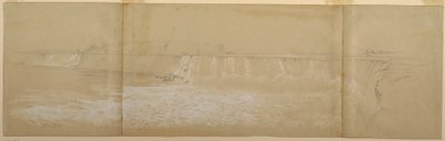 Piirros, Niagaran putoukset, syyskuu tai lokakuu 1856. tekijältä Frederic Edwin Church