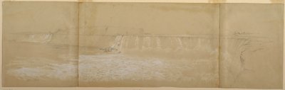 Piirros, Niagaran putoukset, syyskuu tai lokakuu 1856. tekijältä Frederic Edwin Church