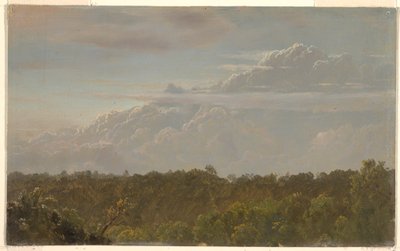 Piirros, Ukkospilvet, Jamaika, elokuu 1865, 1865 tekijältä Frederic Edwin Church