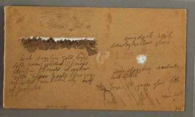 Piirros, ukkosmyrsky, vuoret, hartauden veistos, Itävalta tai Baijeri, 1868 tekijältä Frederic Edwin Church