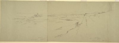 Piirros, Näkymä Akropolista, 1869 tekijältä Frederic Edwin Church