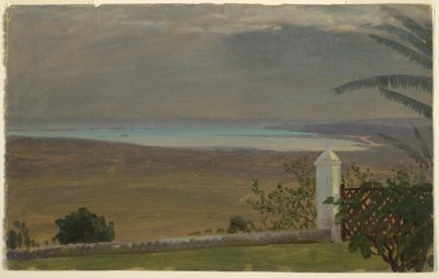 Piirros, Näkymä merelle, 1865 tekijältä Frederic Edwin Church