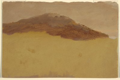 Piirros, Metsäinen rinne, 1870-80 tekijältä Frederic Edwin Church