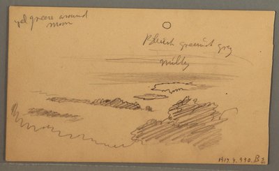 Piirros, Metsäinen laakso, lokakuu 1873 tekijältä Frederic Edwin Church