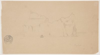 Kelluva jäävuori purjeveneen kanssa tekijältä Frederic Edwin Church