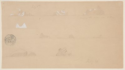Kelluvat jäävuoret tekijältä Frederic Edwin Church