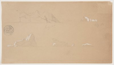Kelluvat jäävuoret tekijältä Frederic Edwin Church