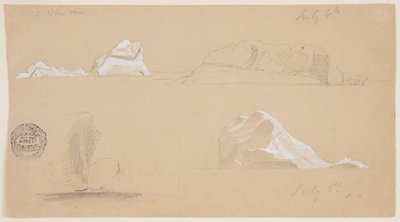 Kelluvat jäävuoret tekijältä Frederic Edwin Church