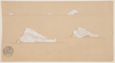 Kelluvat jäävuoret tekijältä Frederic Edwin Church