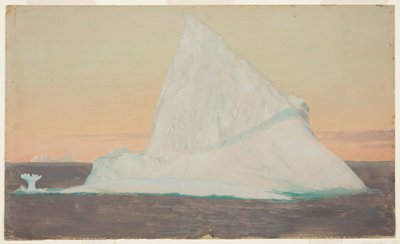 Jäävuori ja jääkukka tekijältä Frederic Edwin Church