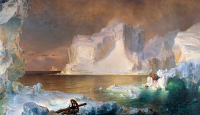 Jäävuoret tekijältä Frederic Edwin Church