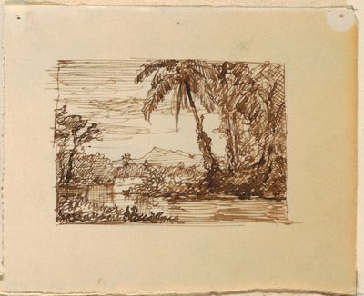 Kuvitteellinen maisema tekijältä Frederic Edwin Church