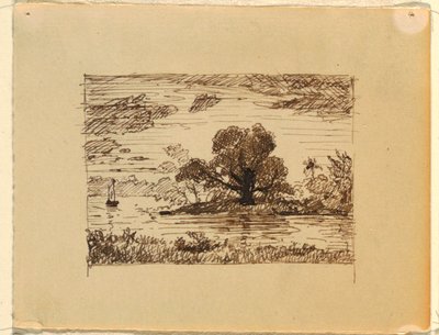 Kuvitteellinen jokimaisema tekijältä Frederic Edwin Church