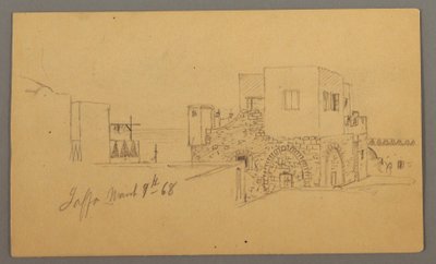 Jaffa Street Corner, Palestiina [Tel Aviv, Israel] tekijältä Frederic Edwin Church