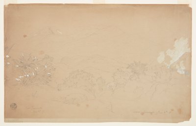 Maisema lähellä Guarandaa, Ecuador tekijältä Frederic Edwin Church