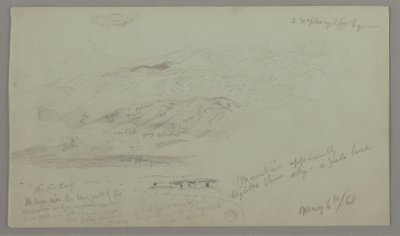 Maisemat lähellä Baalbekia, Libanonissa tekijältä Frederic Edwin Church