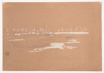 Suoinen maisema lähellä Millinocketia, Maine tekijältä Frederic Edwin Church