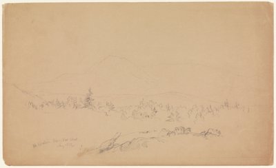 "Mount Katahdin from the West" [Katahdin-vuorta kohti länteen] tekijältä Frederic Edwin Church