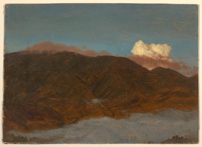 Vuoristoinen maisema tekijältä Frederic Edwin Church