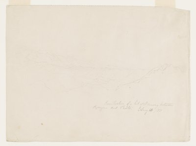 Vuoristomaisema Popyanin ja Paston välillä, Kolumbia tekijältä Frederic Edwin Church