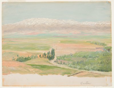 Vuoret lähellä Baalbecia tekijältä Frederic Edwin Church